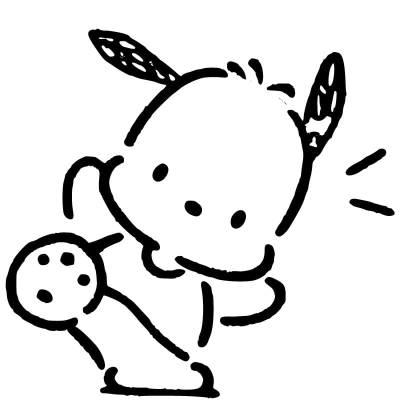 Pochacco for Gratis fargelegging