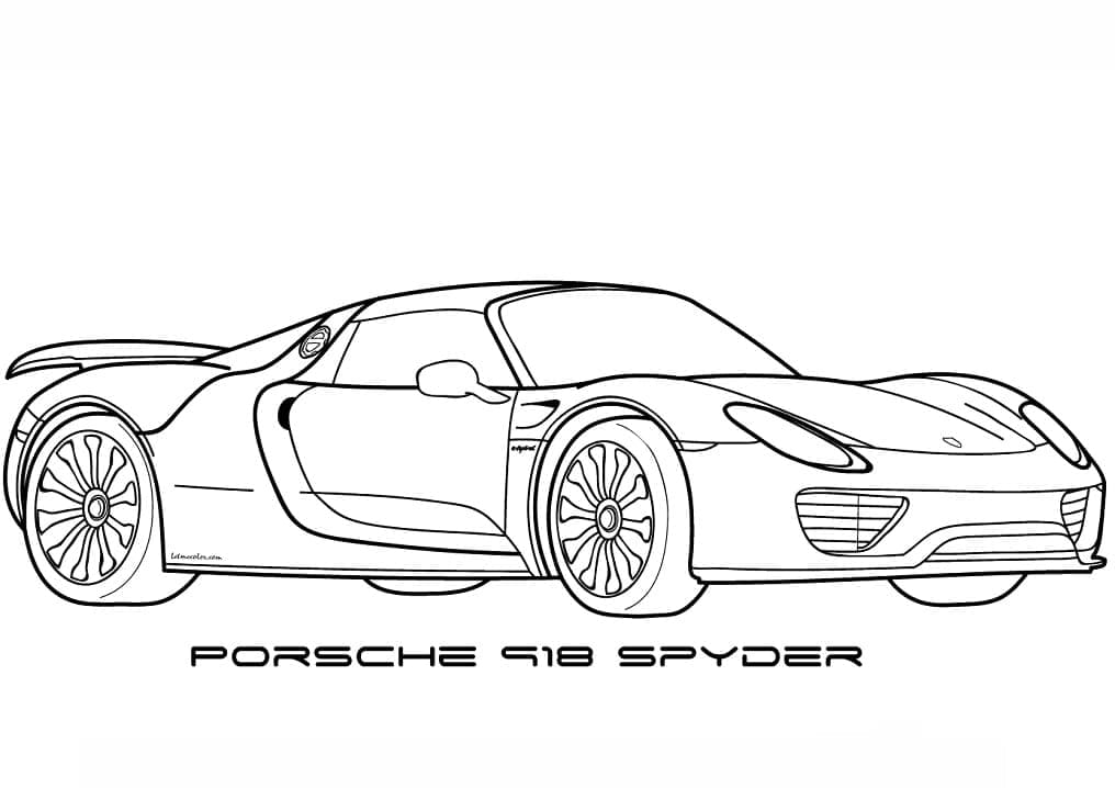 Porsche Bil fargelegging