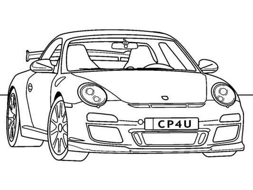Porsche for Barn fargelegging