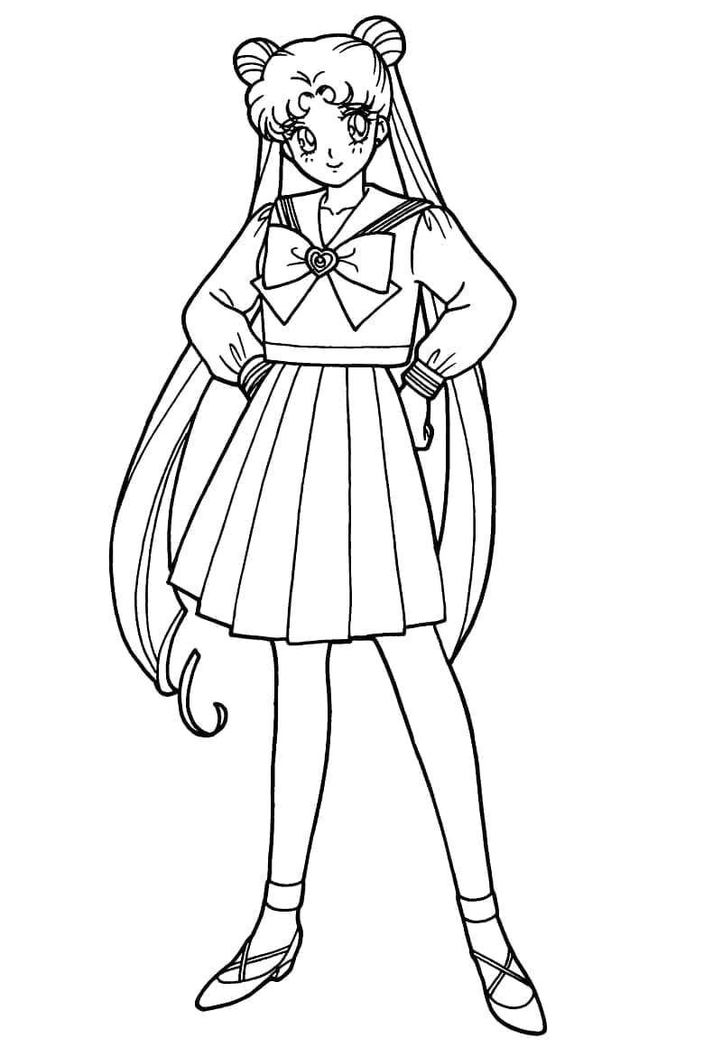 Sailor Moon Anime fargelegging