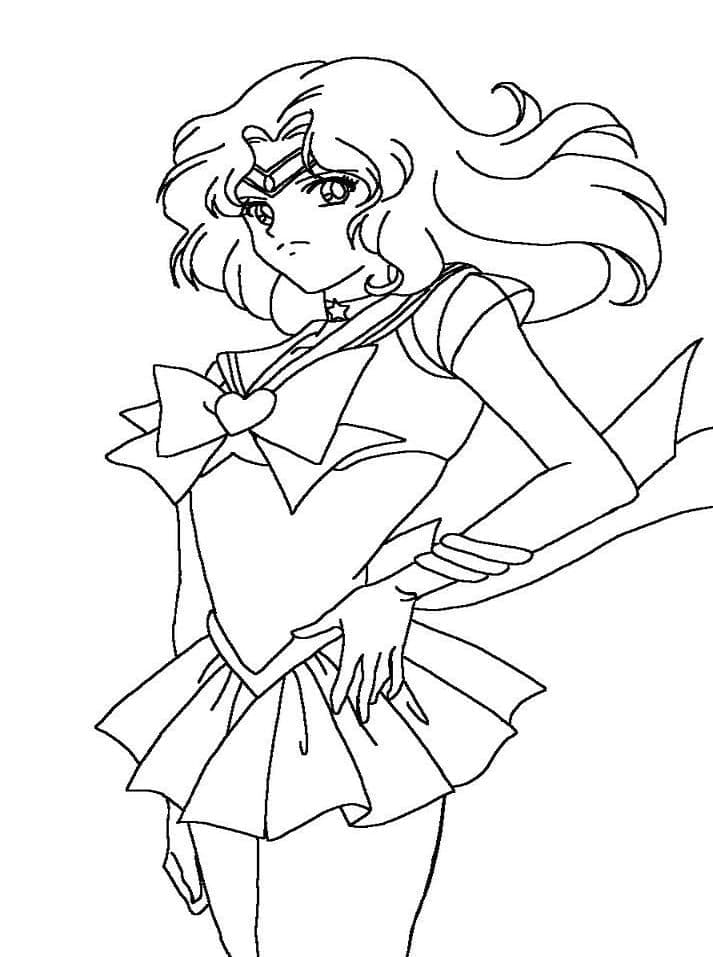 Sailor Moon Utskrivbar for Barn fargelegging
