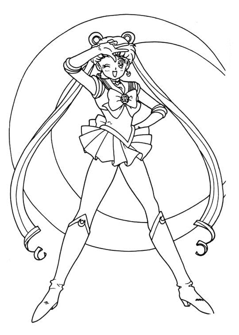 Sailor Moon for Barn fargelegging