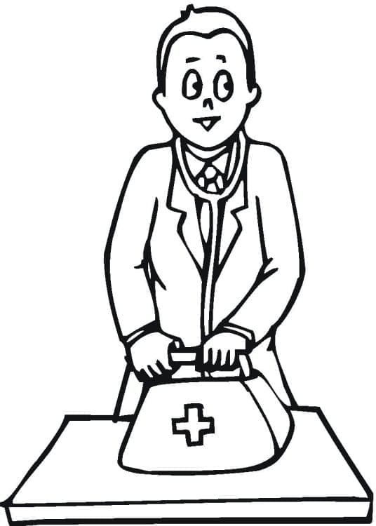 Skriv ut Doktor fargelegging