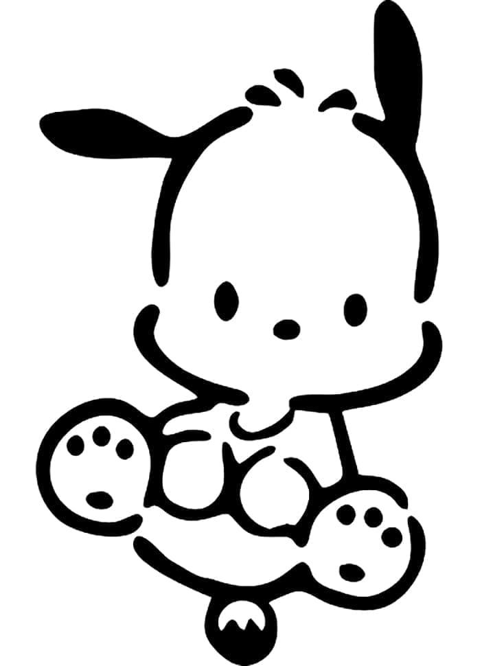 Skriv ut Pochacco fargelegging