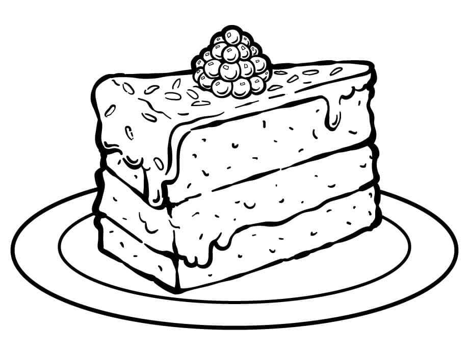 Sødmefull Kake fargelegging