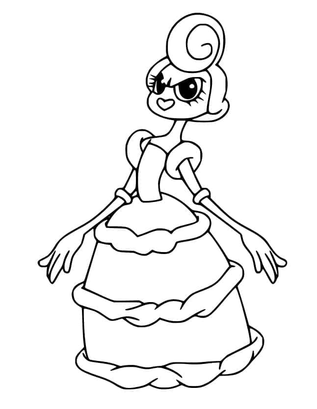 Søt Cuphead fargelegging