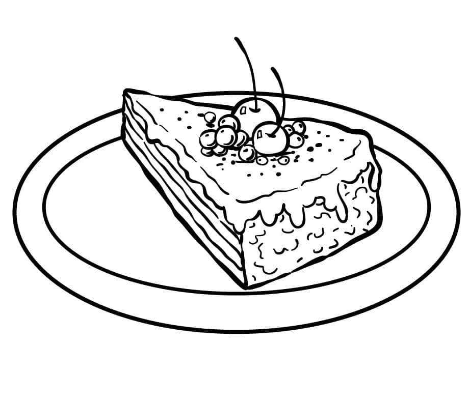 Søt Kake fargelegging