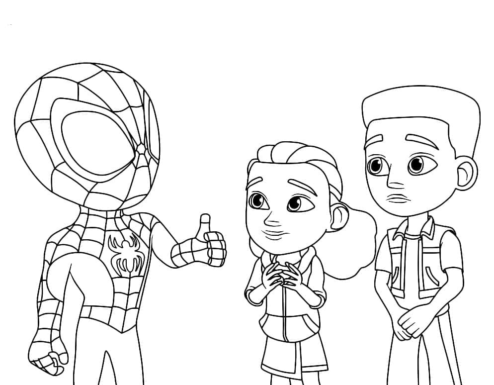 Spidey Bilde fargelegging