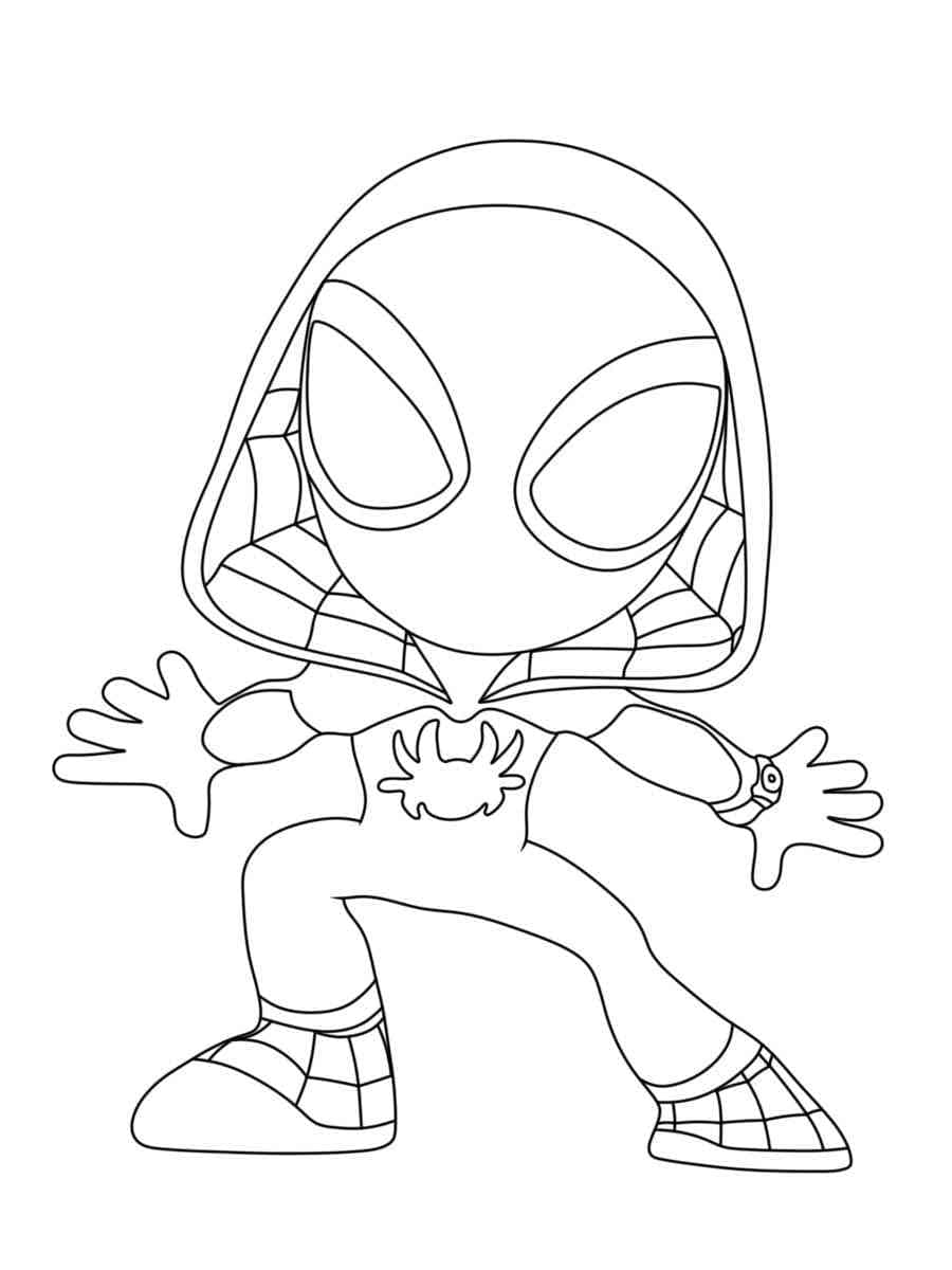 Spidey Gratis for Barn fargelegging