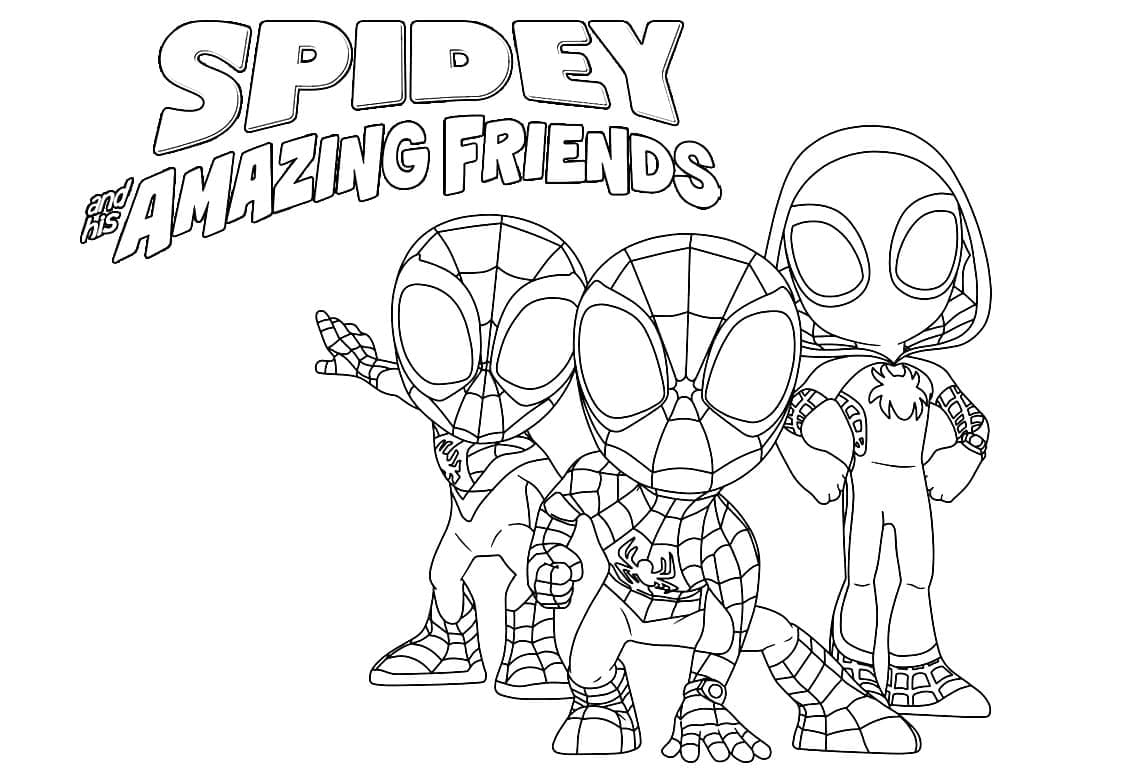 Spidey Gratis fargelegging