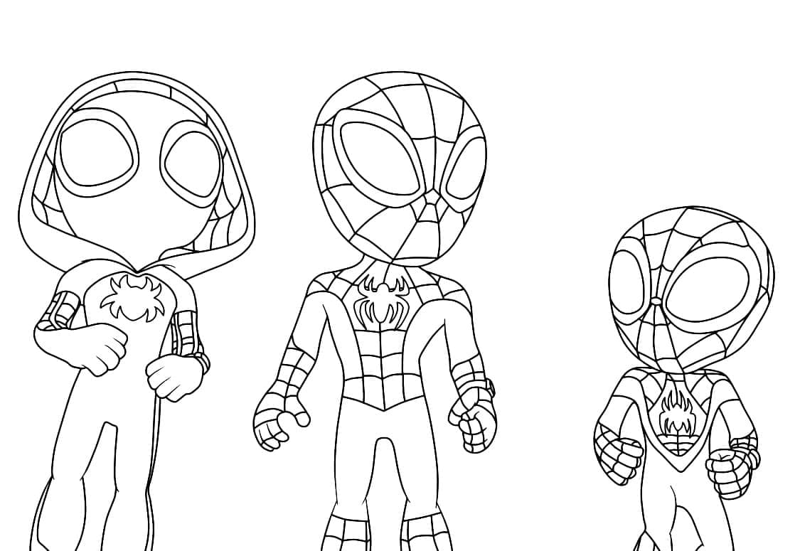 Spidey Superhelt fargelegging