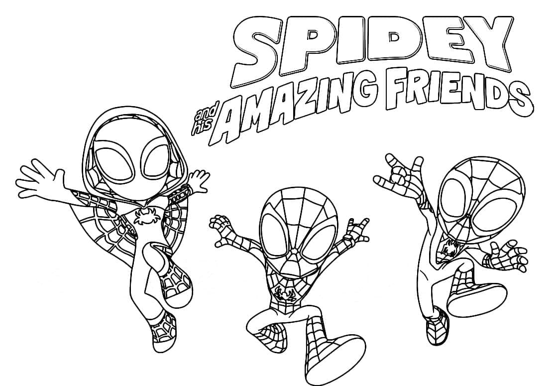 Spidey til Fargelegging fargelegging
