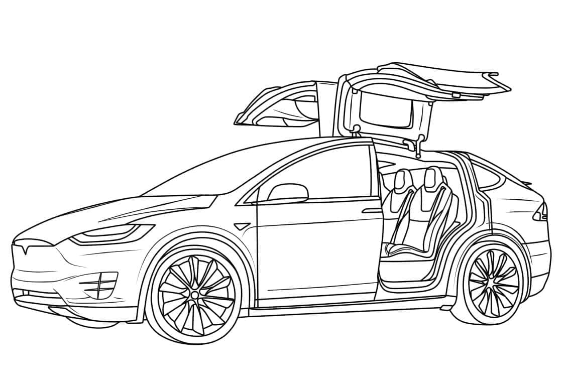 Tesla Bil fargelegging