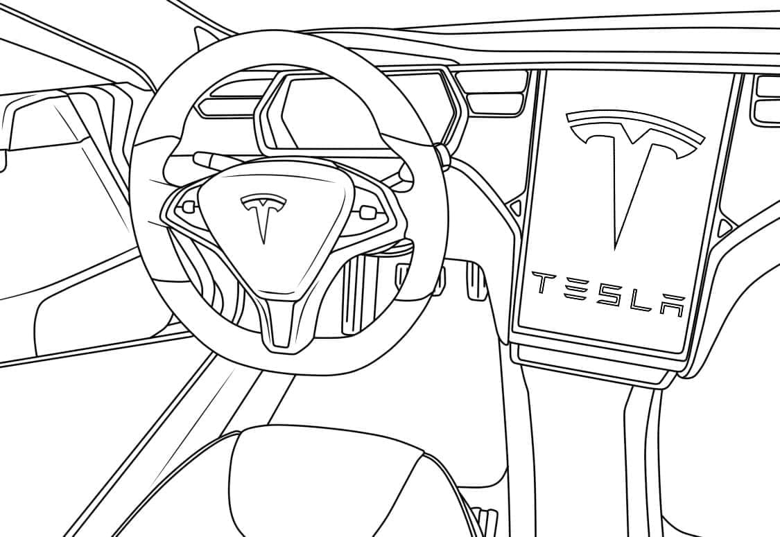 Tesla til Fargelegging fargelegging