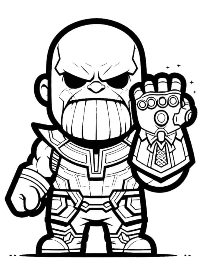 Thanos for Barn fargelegging