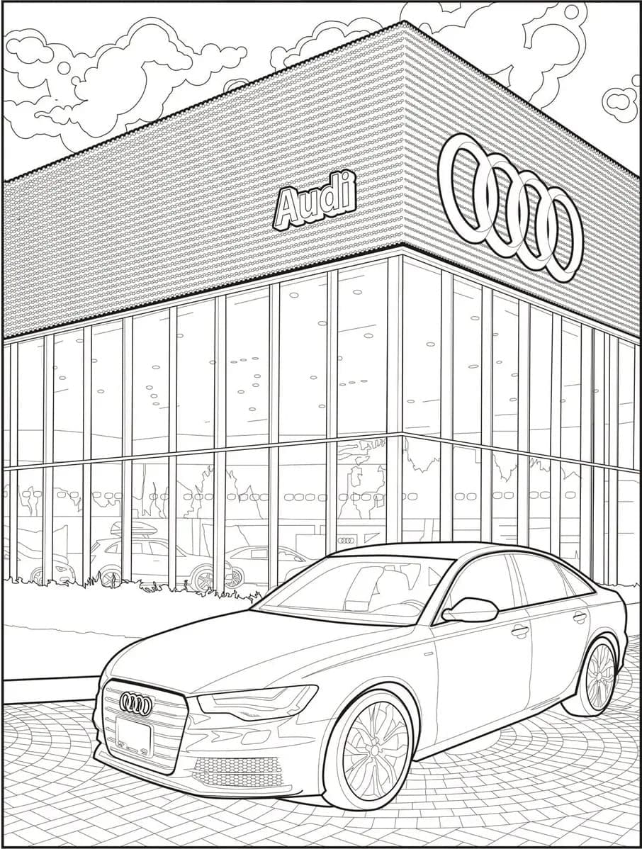 Utrolig Audi Bil fargelegging