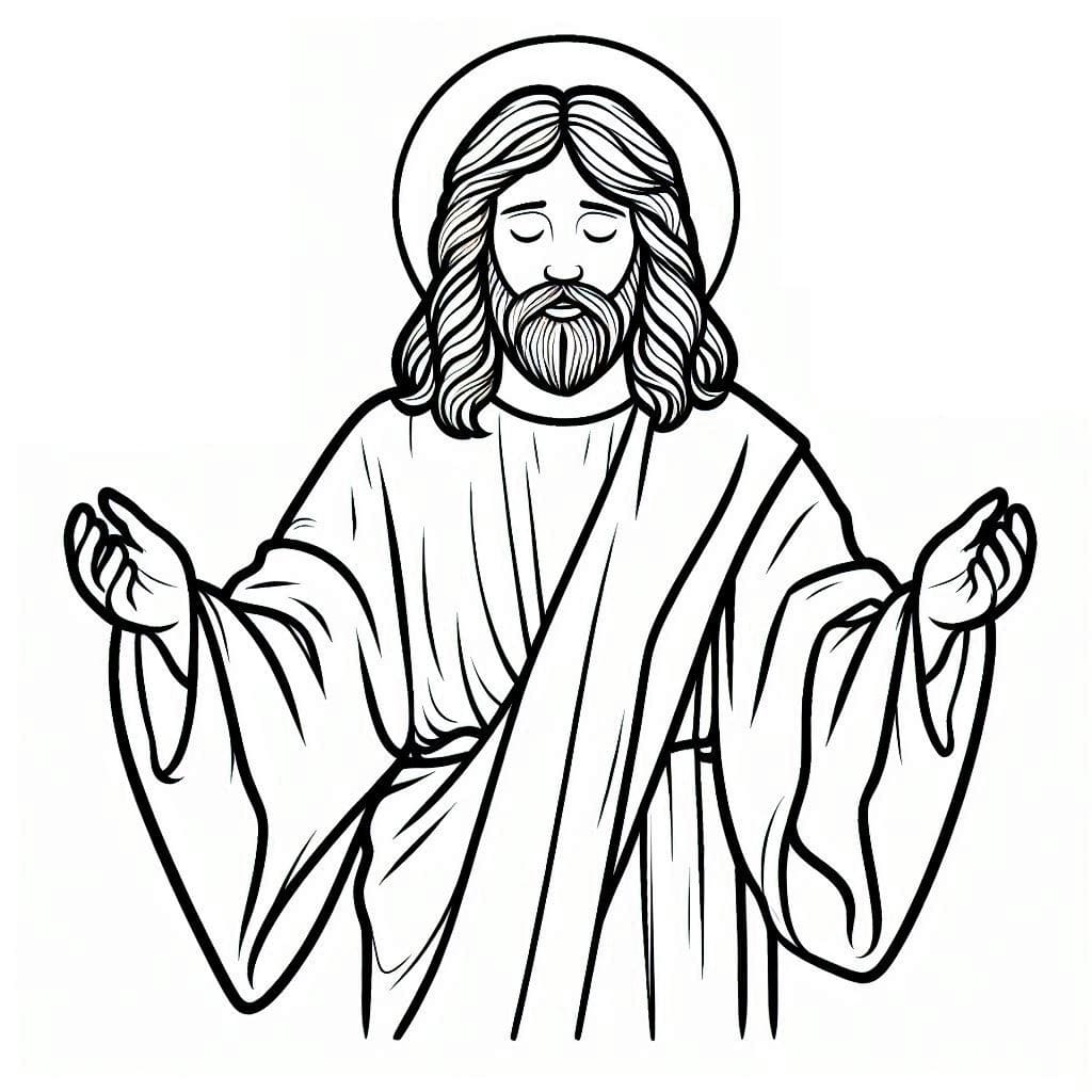 Utrolig Jesus fargelegging