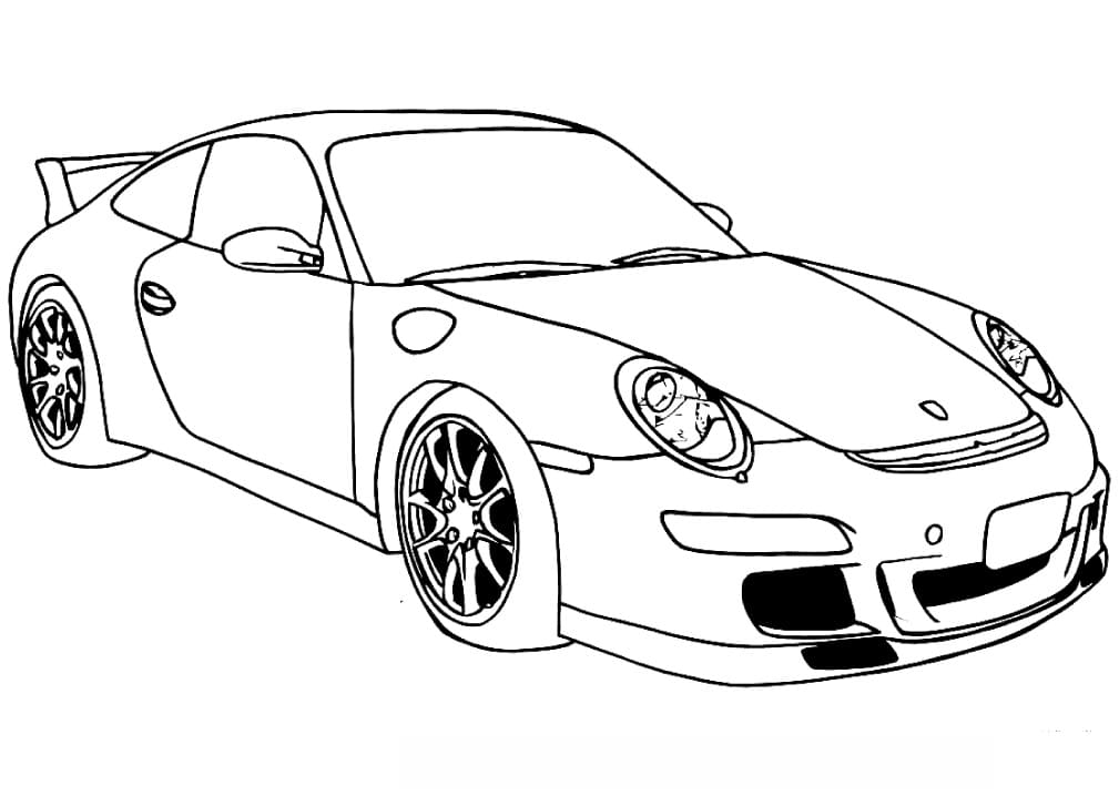 Utrolig Porsche Bil fargelegging