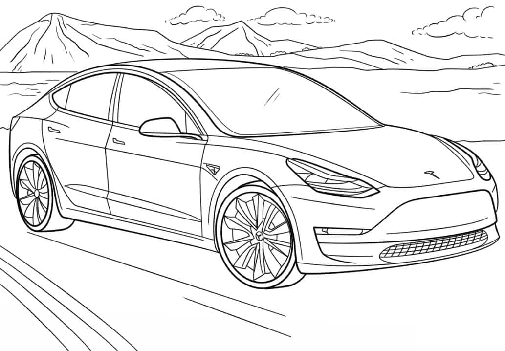 Utrolig Tesla fargelegging