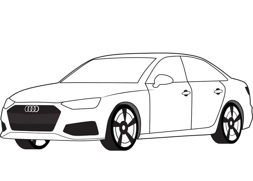 Utskrivbar Audi Bilde fargelegging