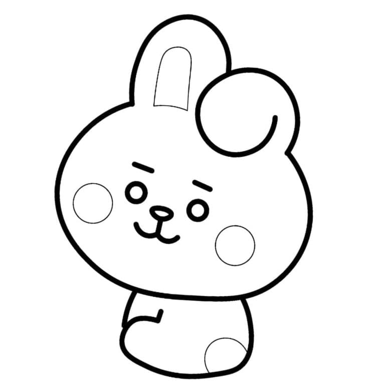Utskrivbar BT21 fargelegging