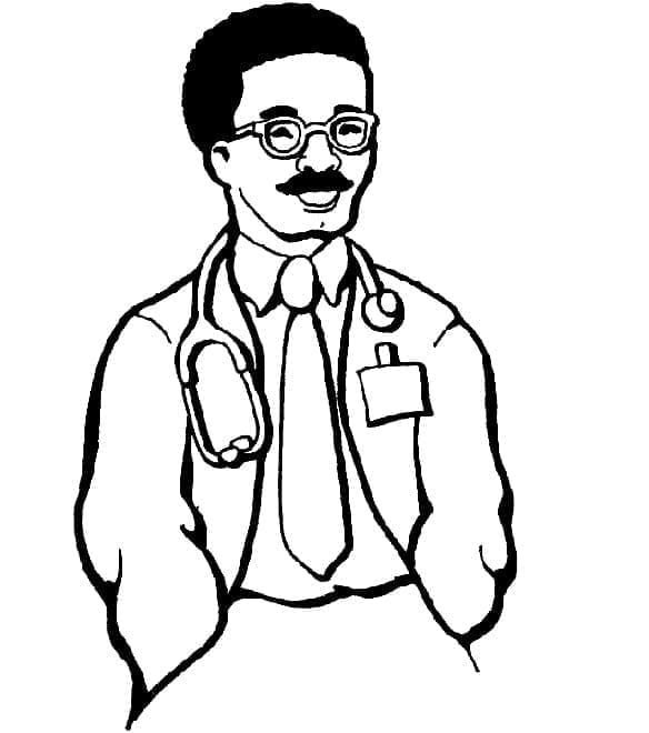 Utskrivbar Doktor fargelegging