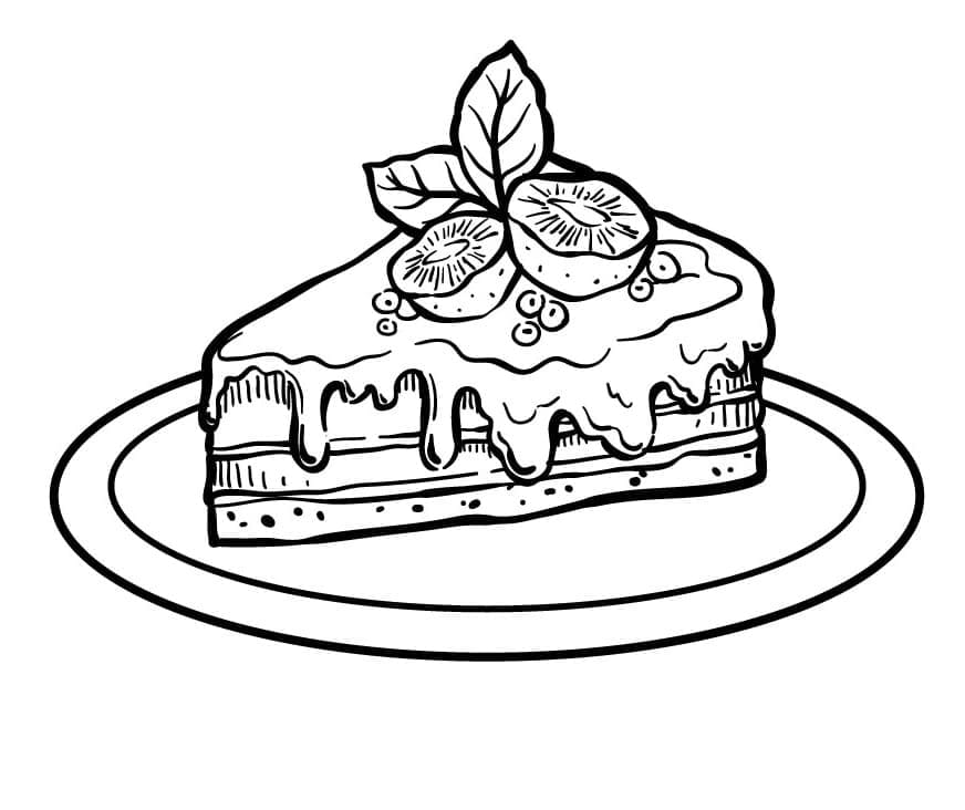 Utskrivbar Kake fargelegging