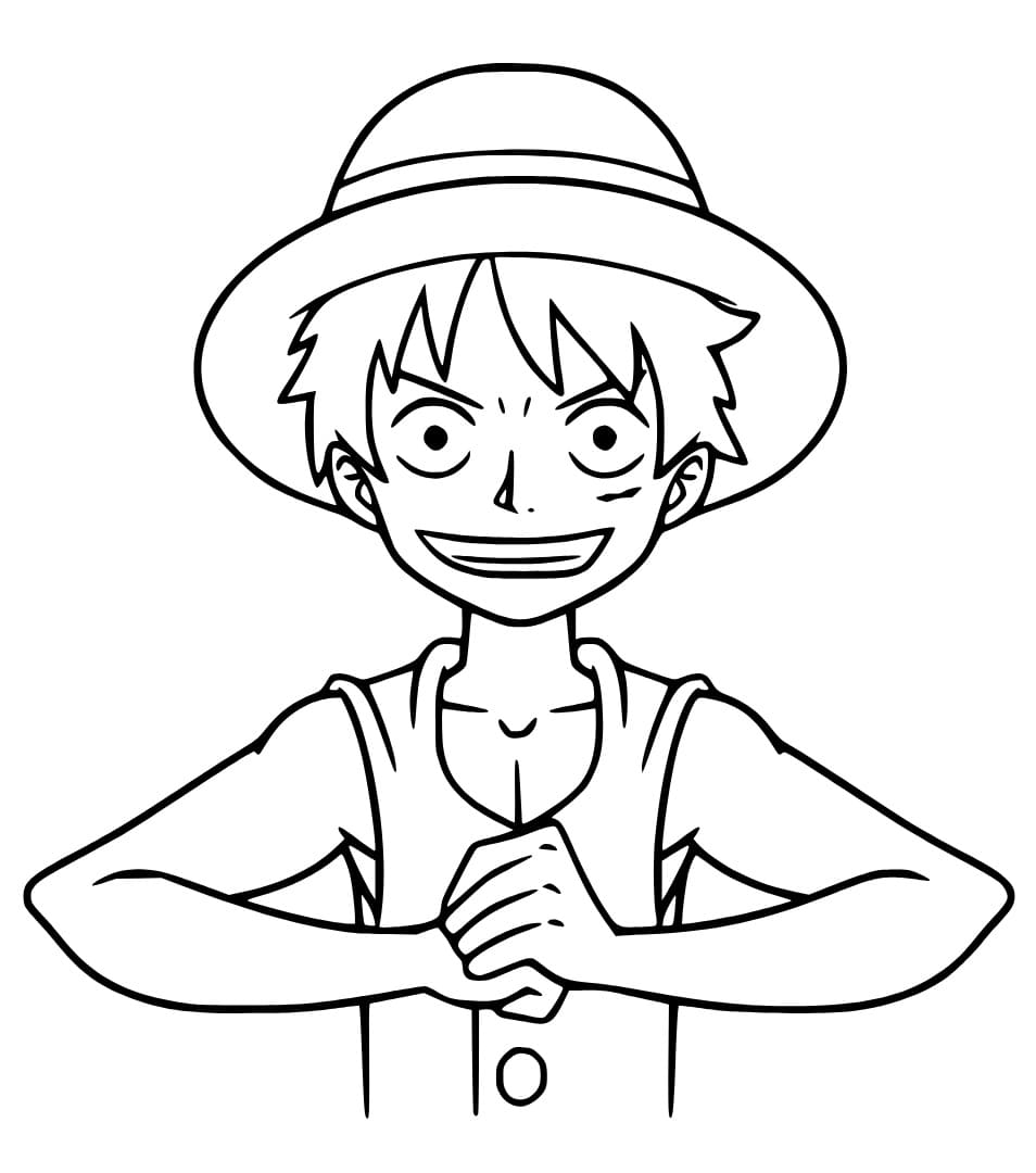 Utskrivbar Luffy Bilde fargelegging