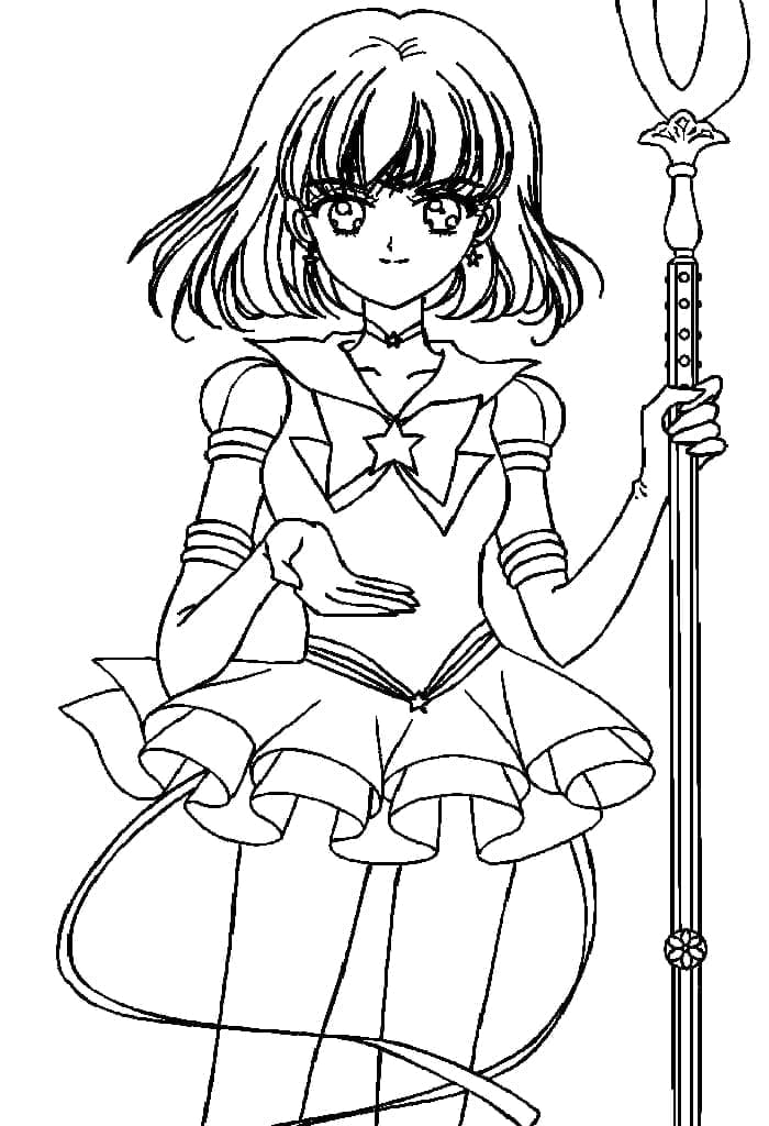 Utskrivbar Sailor Moon Bilde fargelegging