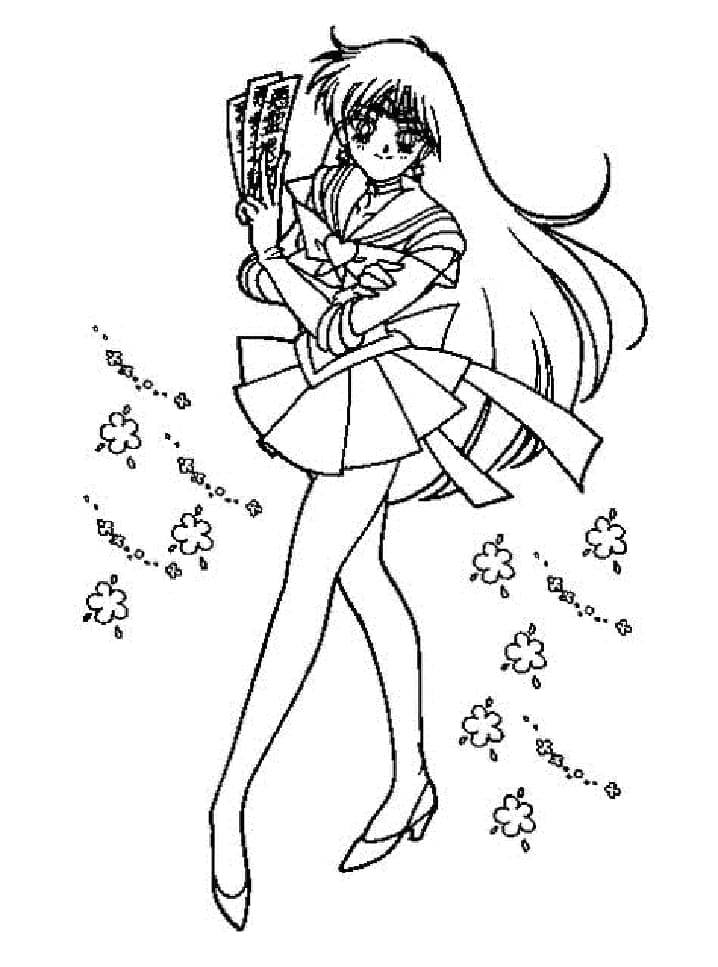 Vakker Sailor Moon fargelegging