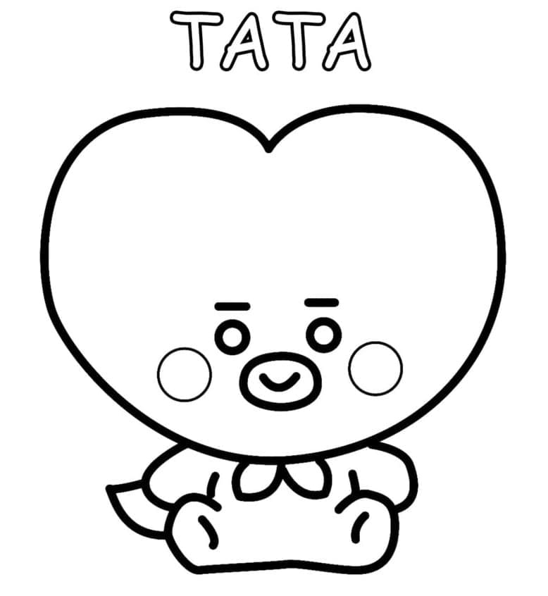 Veldig Søt BT21 fargelegging