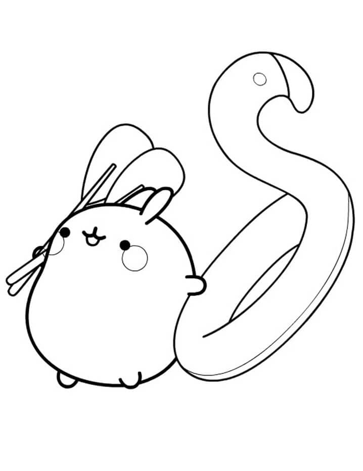 Vennlig Molang fargelegging