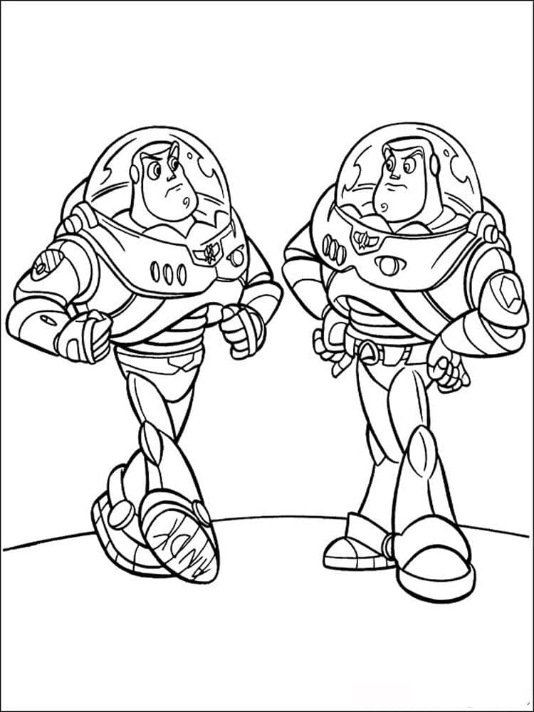 Buzz Lightyear til Utskrift fargelegging