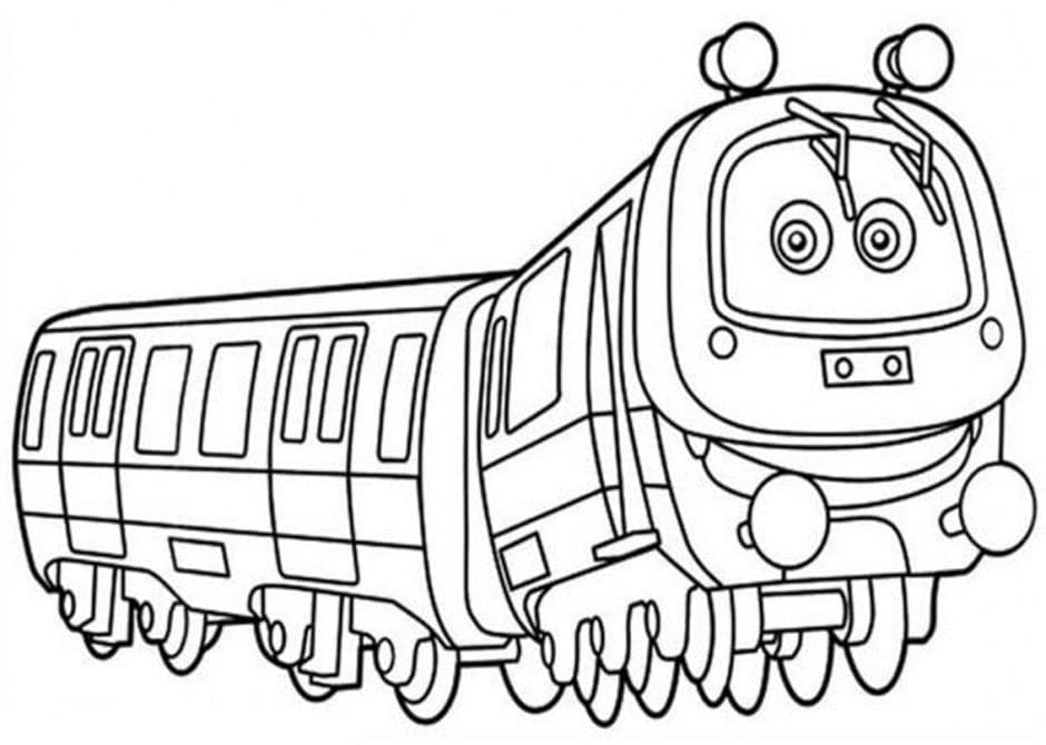 Chuggington Gratis Bilde fargelegging