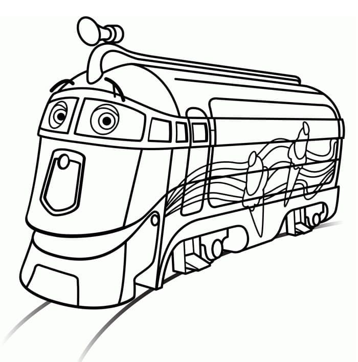 Chuggington Uten Kostnad fargelegging