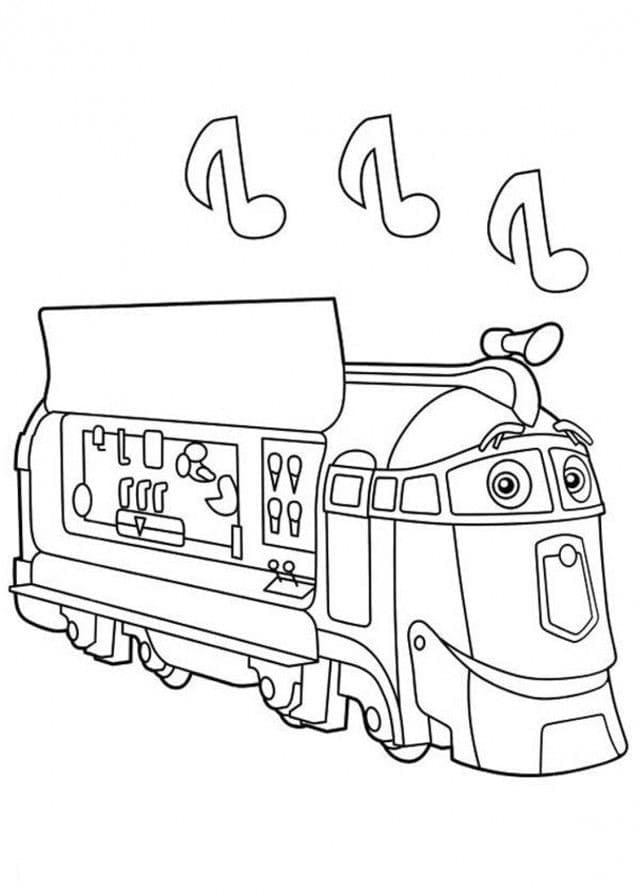 Chuggington Utskrivbart Bilde fargelegging