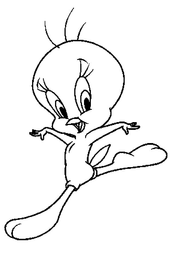 Dansende Tweety Bird fargelegging