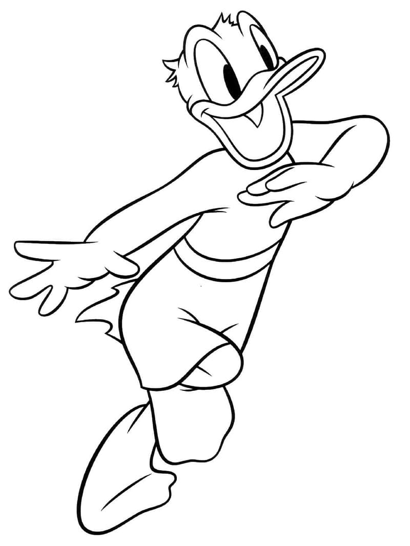 Disney Donald Duck fargelegging