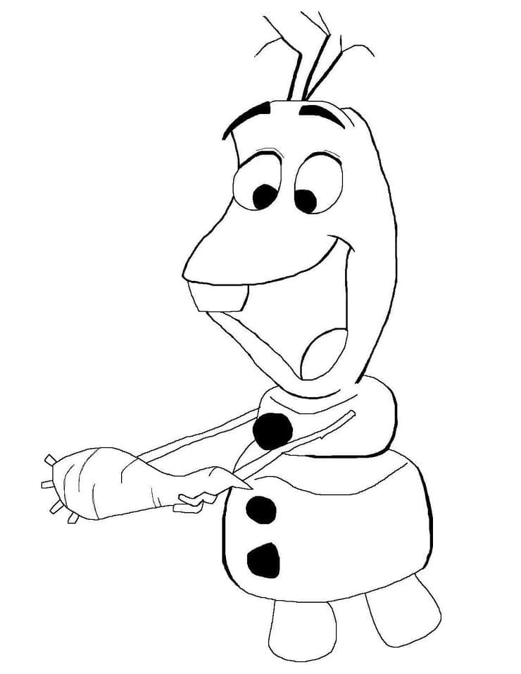 Disney Olaf fargelegging