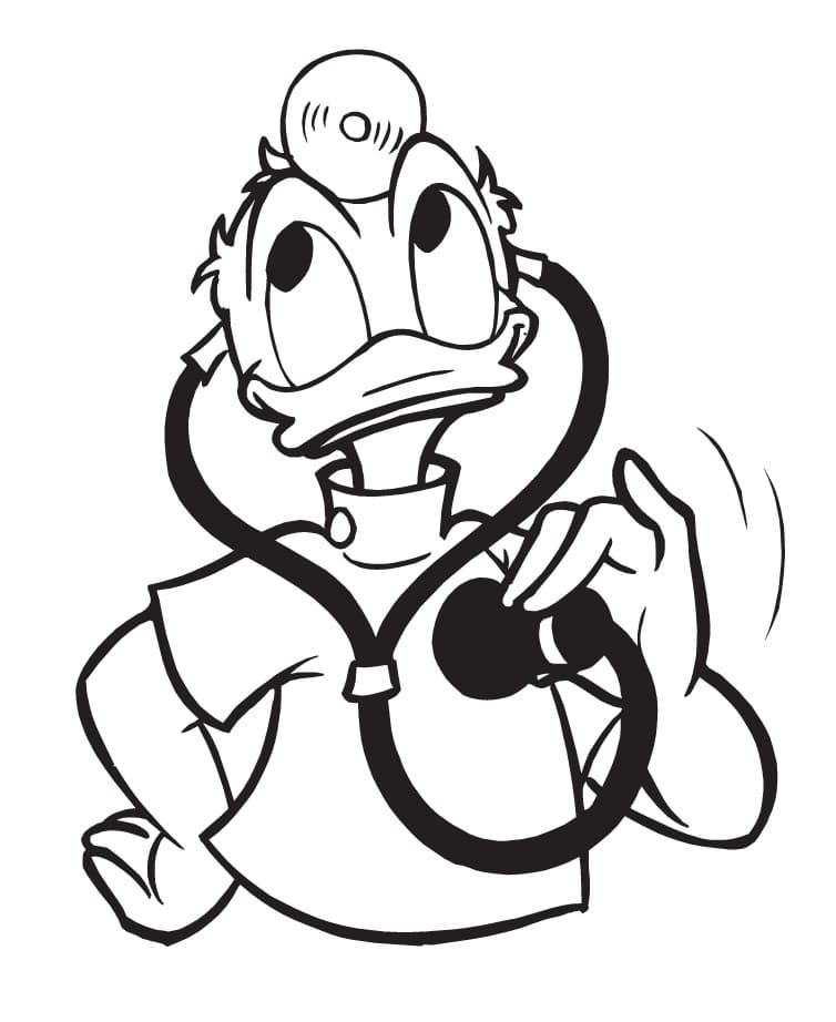 Doktor Donald Duck fargelegging
