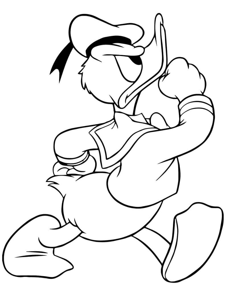 Donald Duck 2 fargelegging