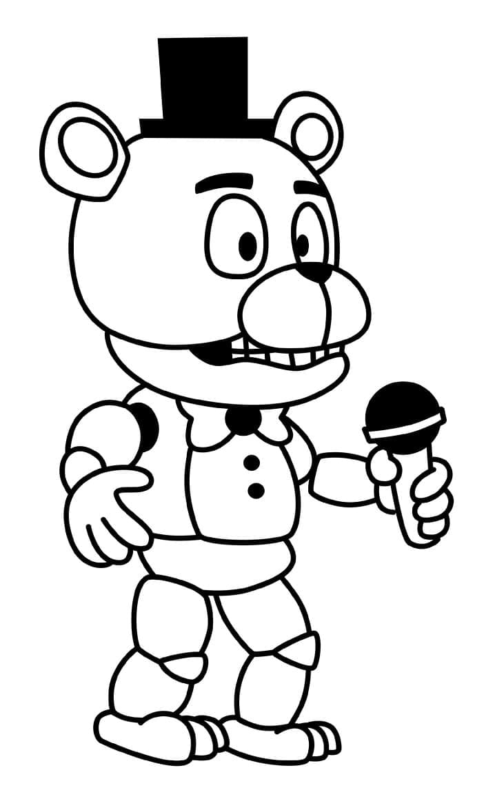 FNAF Freddy fargelegging