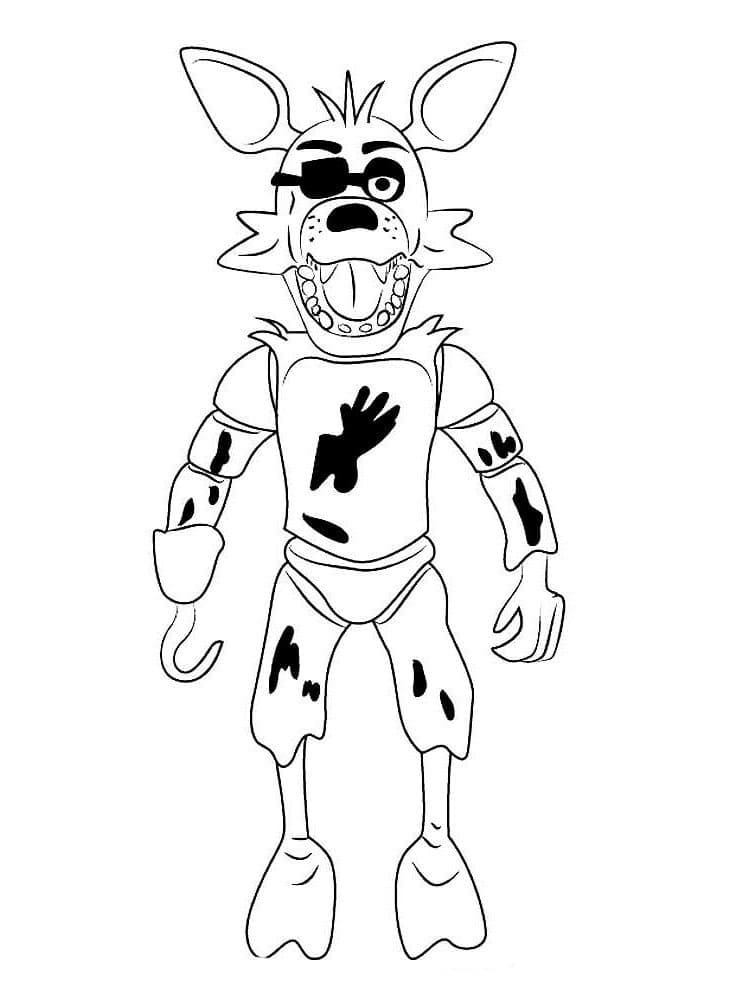 FNAF Utskrivbart for Barn fargelegging