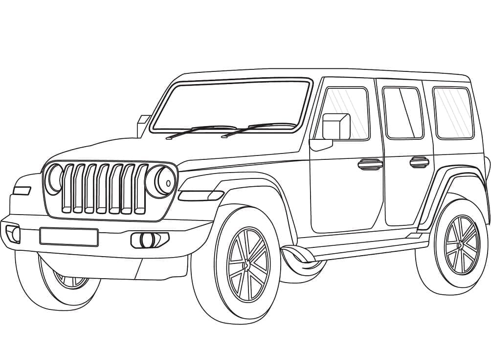 Fantastisk Jeep fargelegging