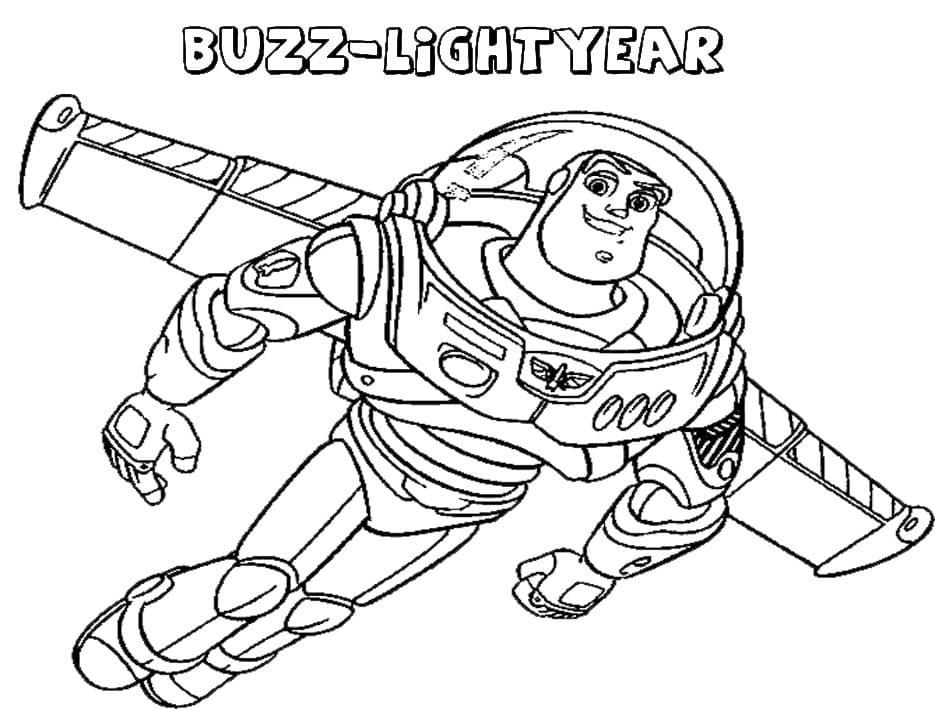 Fin Buzz Lightyear fargelegging