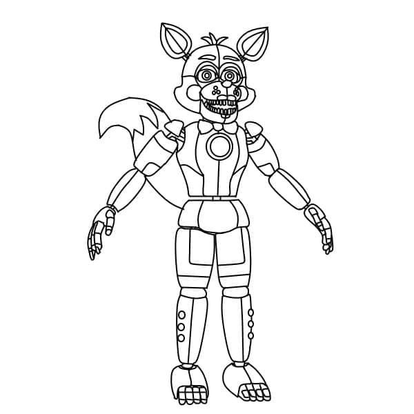Foxy Five Nights at Freddy's fargelegging