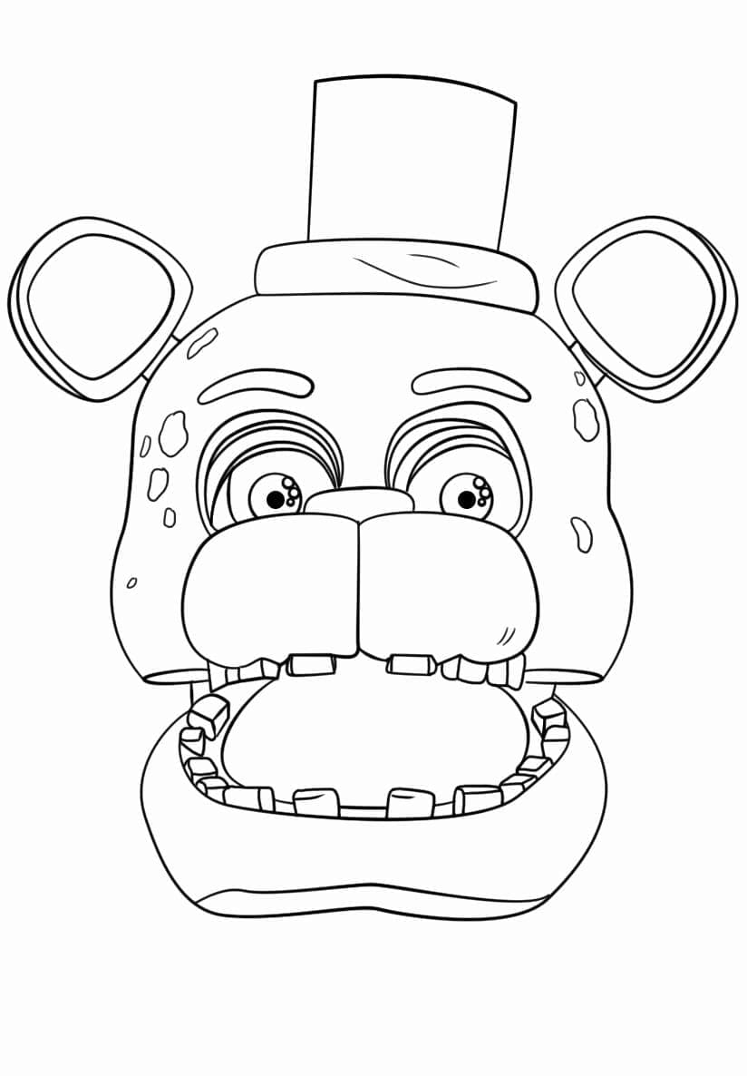 Freddy FNAF fargelegging