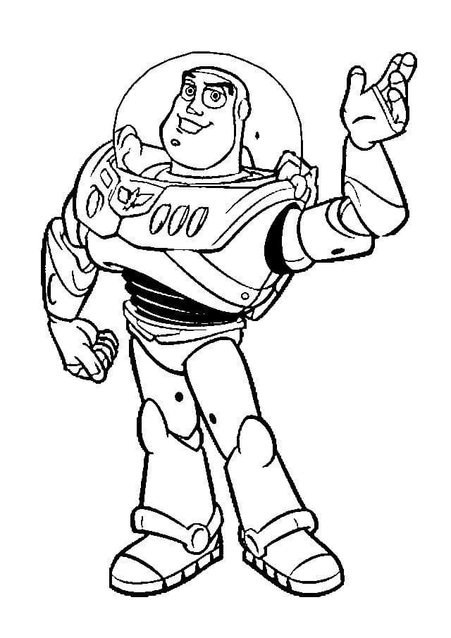 Glad Buzz Lightyear fargelegging