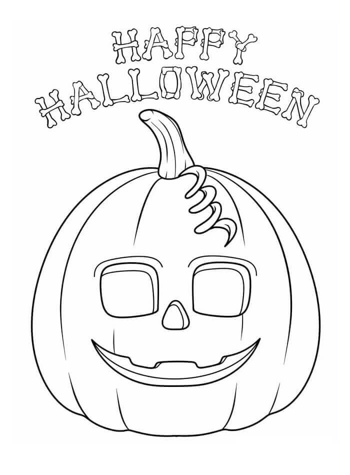 Glad Halloween Gresskar fargelegging