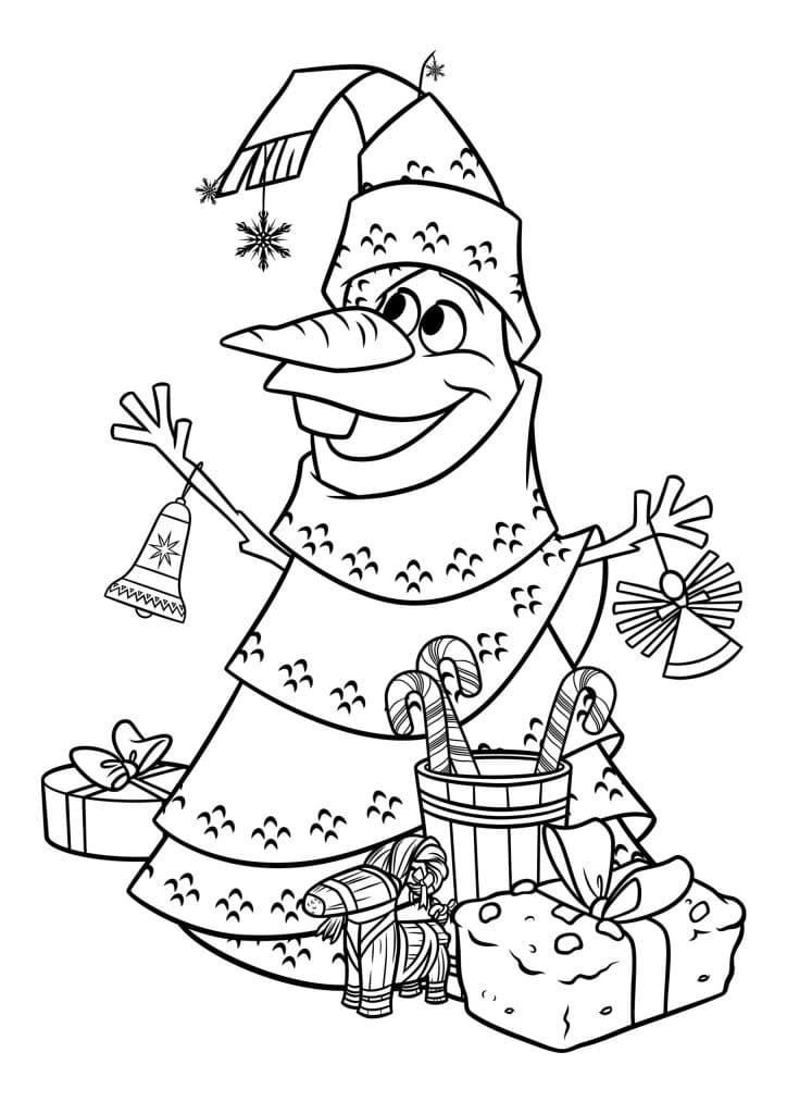 Glad Olaf fargelegging